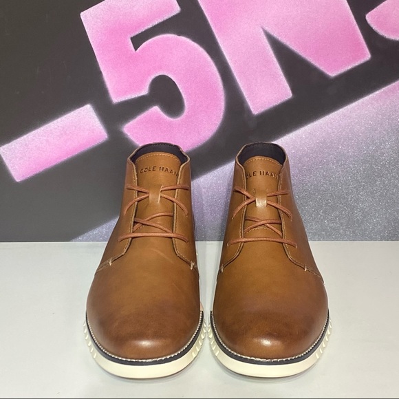 New Cole Haan ZeroGrand Leather Flex Mid Chukka - Picture 2 of 10
